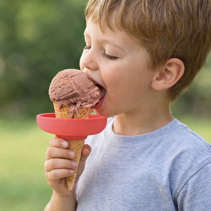 Silicone Popsicle Cone Drip Catcher
