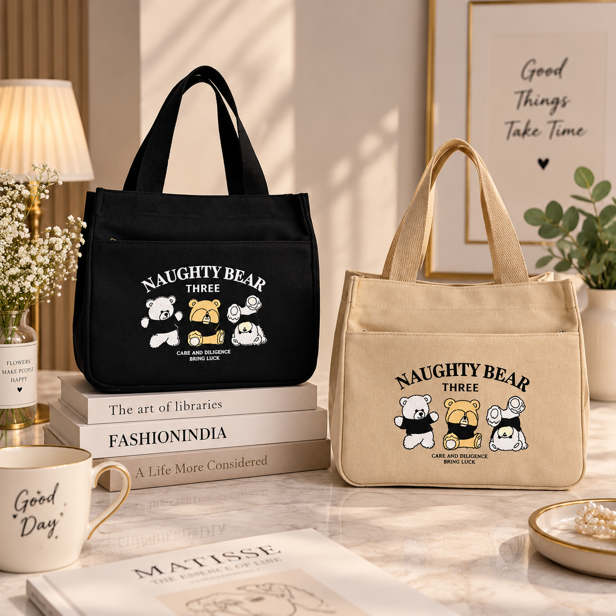 Cute Multipurpose Storage Tote Bag