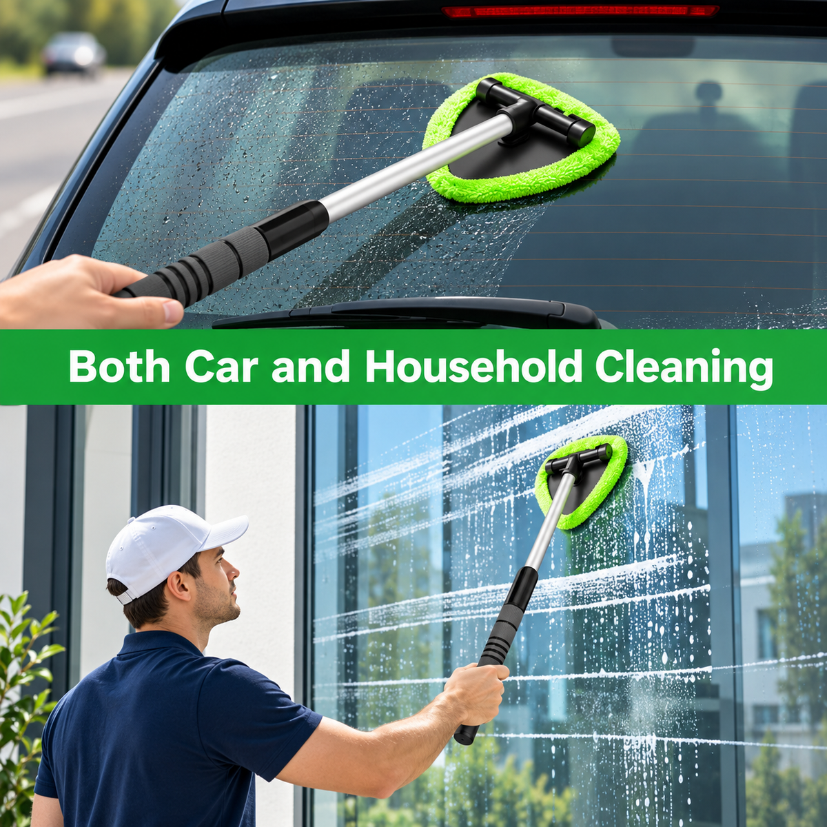 Extendable Windshield Cleaning Tool