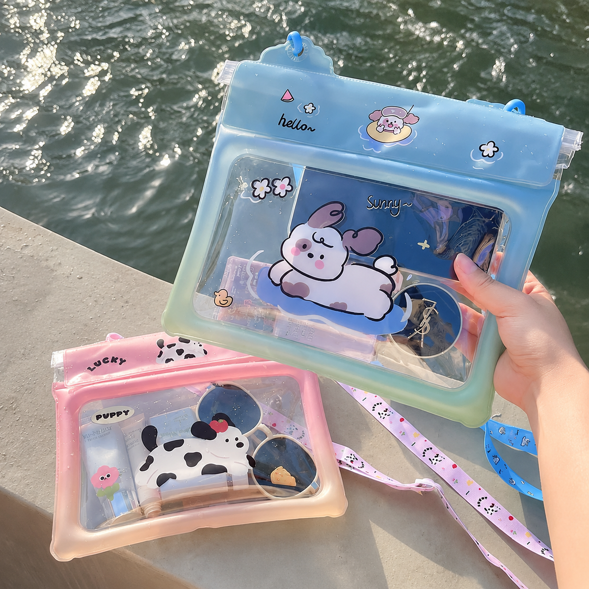 Cute Touch Screen Waterproof Sling Bag