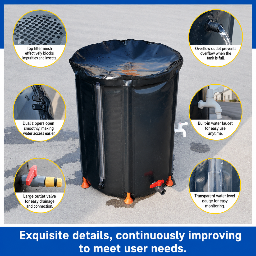 Portable & Foldable Rain Water Barrel