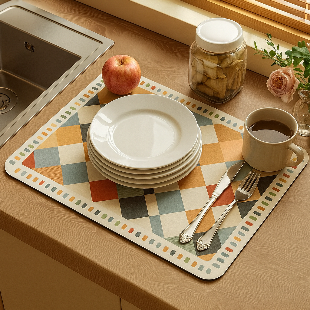QuickDry Kitchen Water Absorber Mat