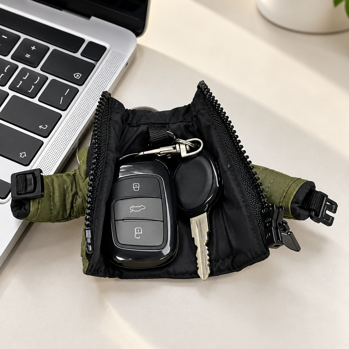 Cute Jacket Keychain Holder