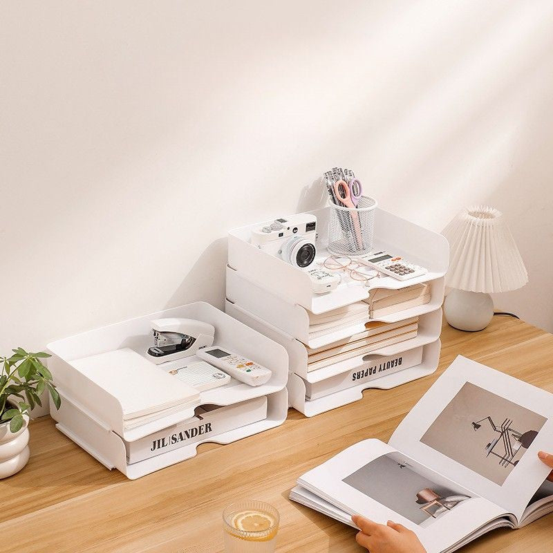 Stackable Desk Document Organizer