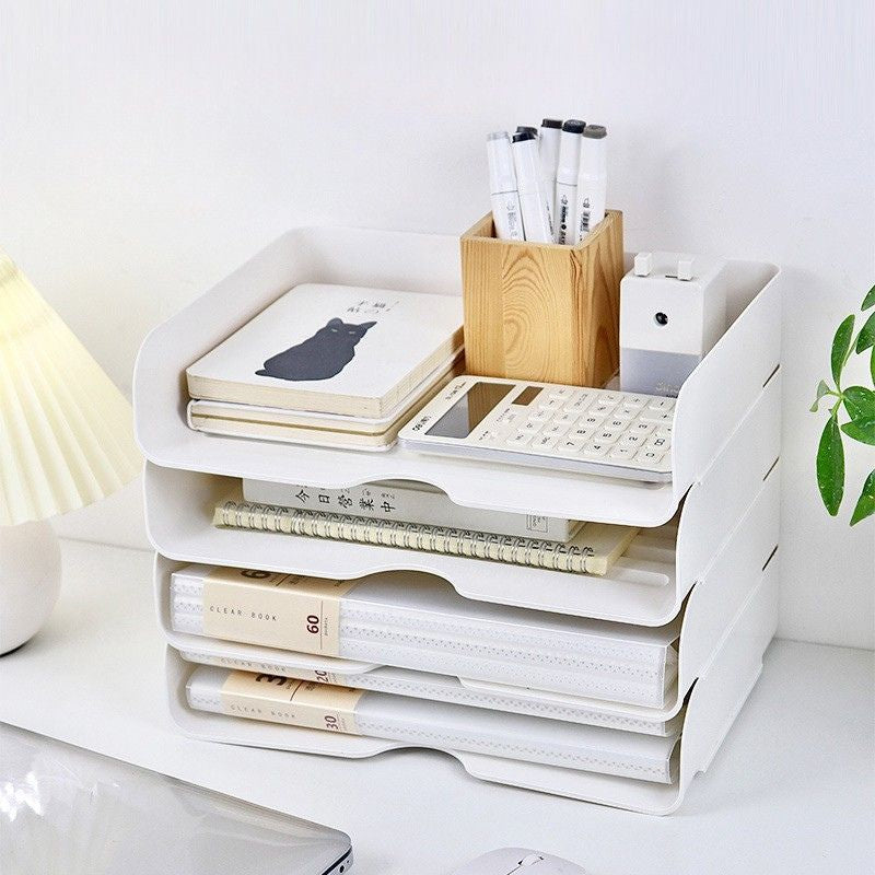 Stackable Desk Document Organizer