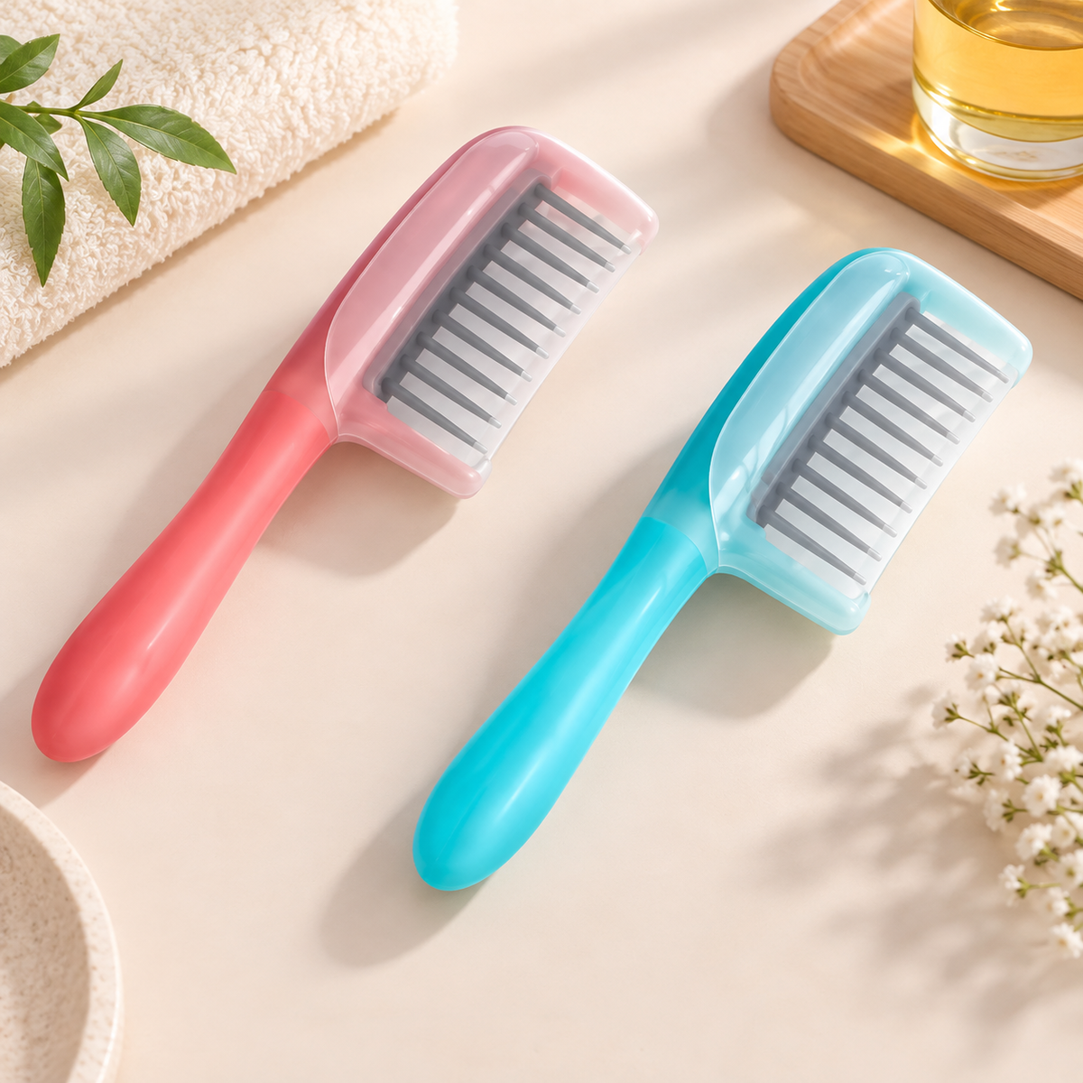 Easy Oil Dispensing Hair Comb