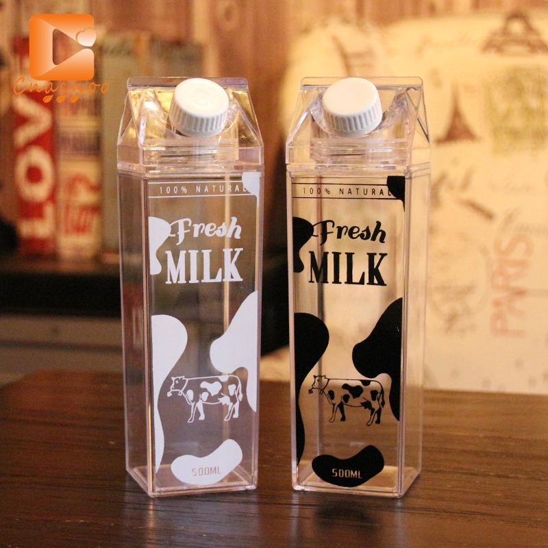 premium juice & milk Clear Bottle