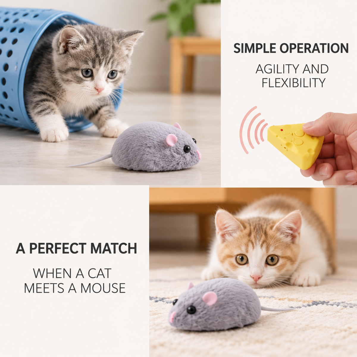 Kids Remote Control Mouse Toy