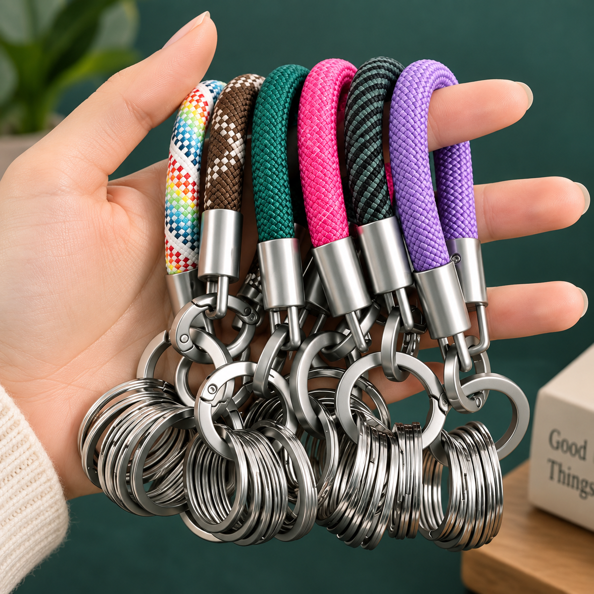 Multi Key Ring Detachable Keychain