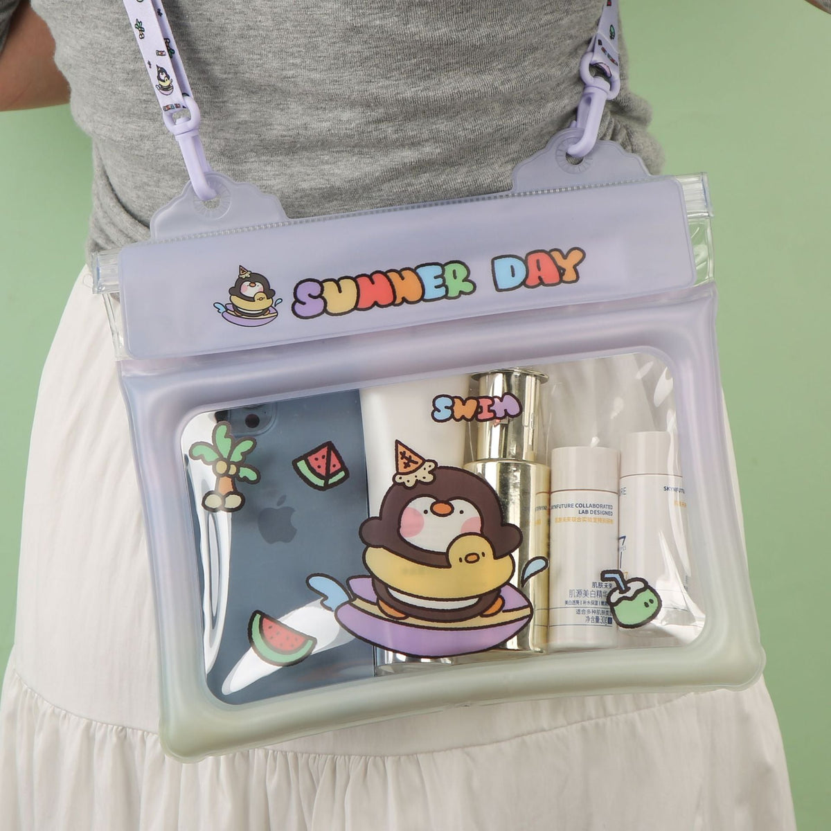 Cute Touch Screen Waterproof Sling Bag
