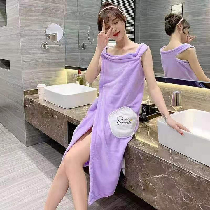ComfyWrap Wearable Bathrobe Towel