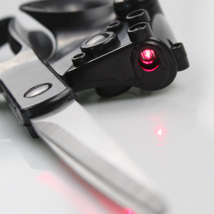 Infrared Laser Guided Cutting Scissors