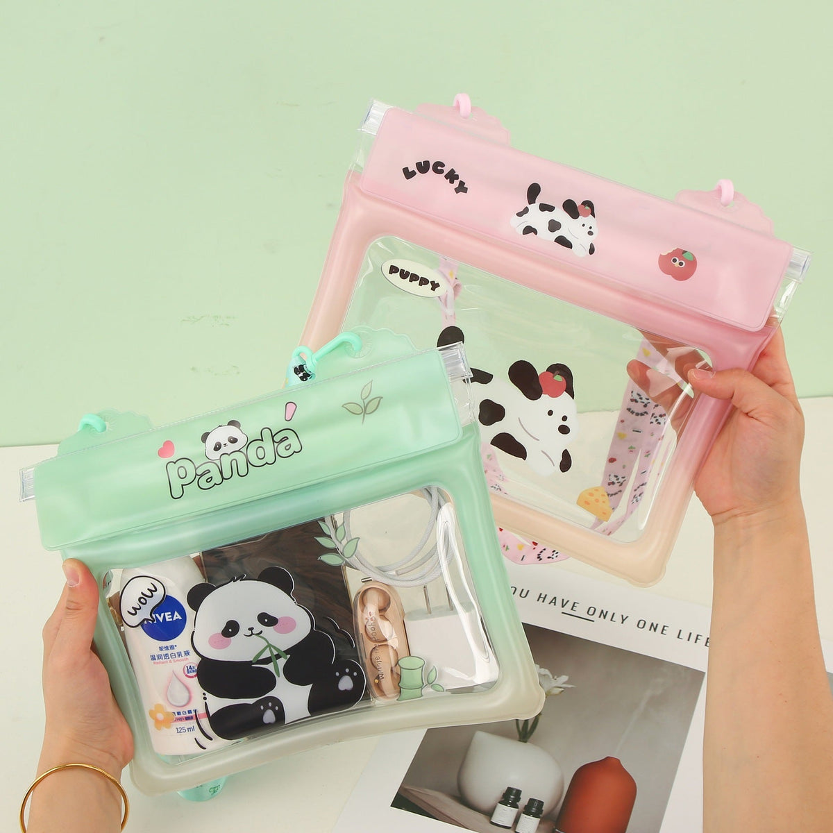 Cute Touch Screen Waterproof Sling Bag