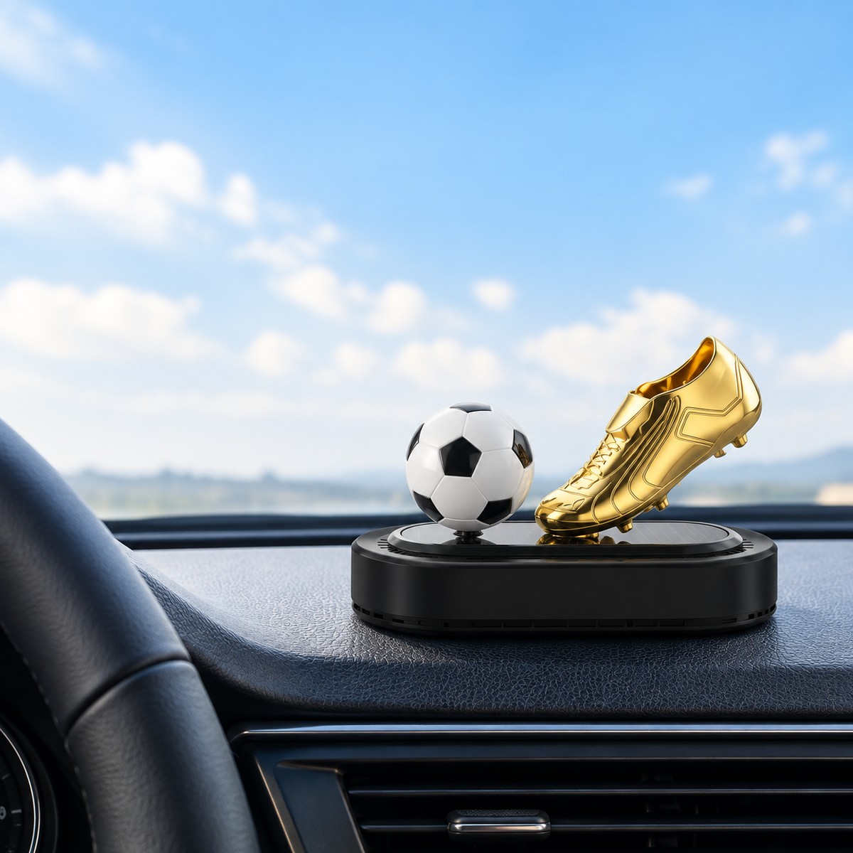 Premium Solar Rotating Car Freshener