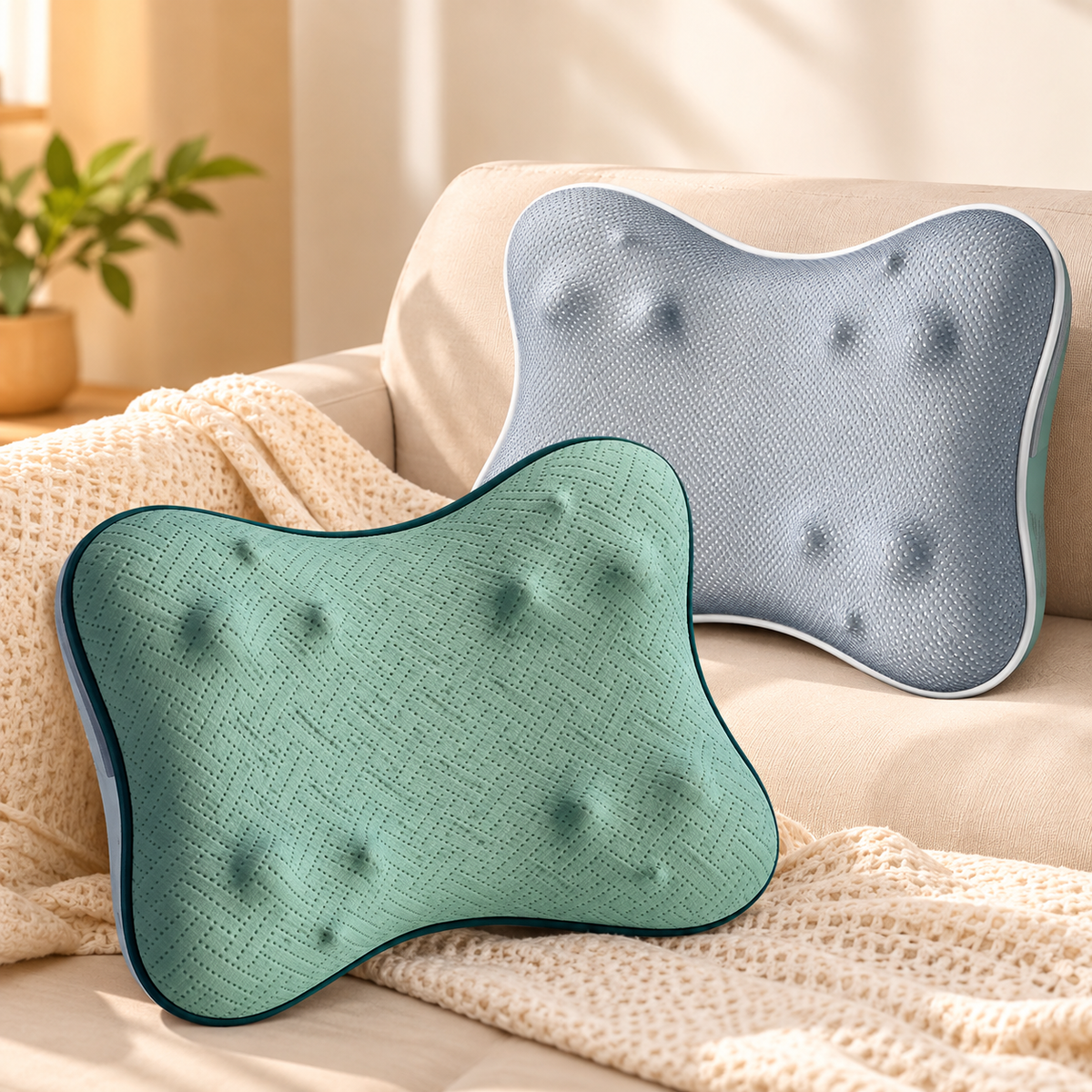 Multi-Function Relaxing Heated Massage Cushion