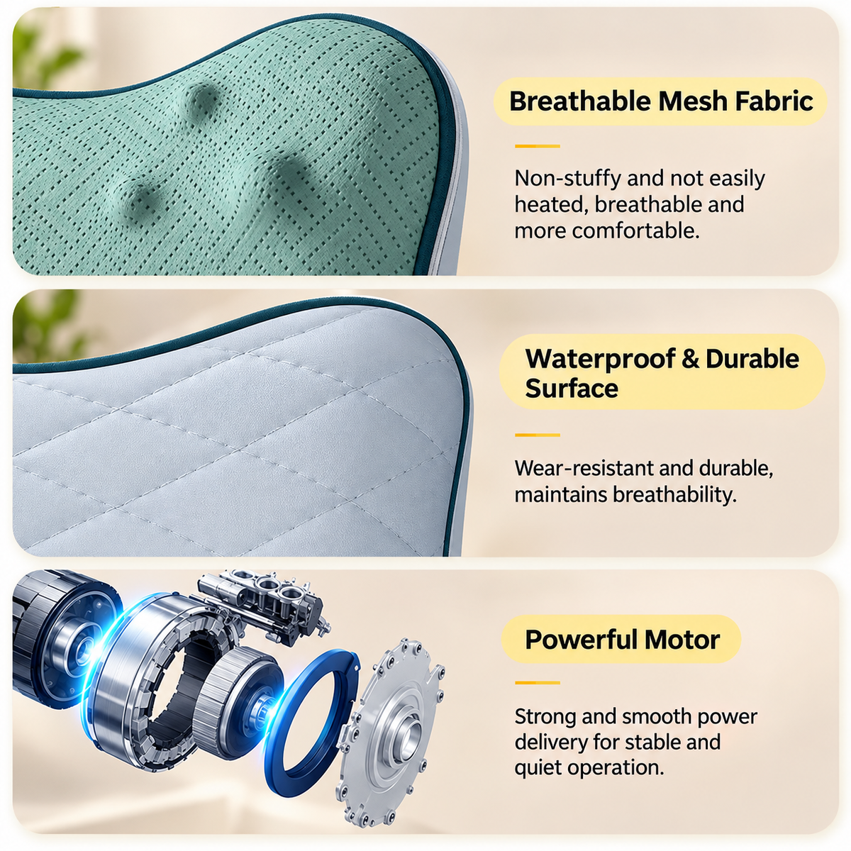 Multi-Function Relaxing Heated Massage Cushion