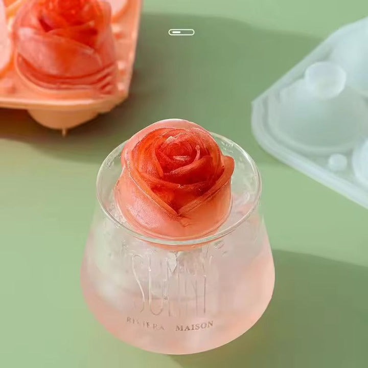 Silicone Rose Ice Cube Tray