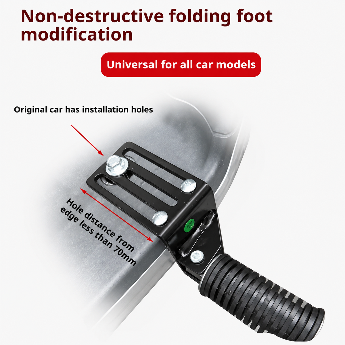 Adjustable Comfort Vehicle Footrest