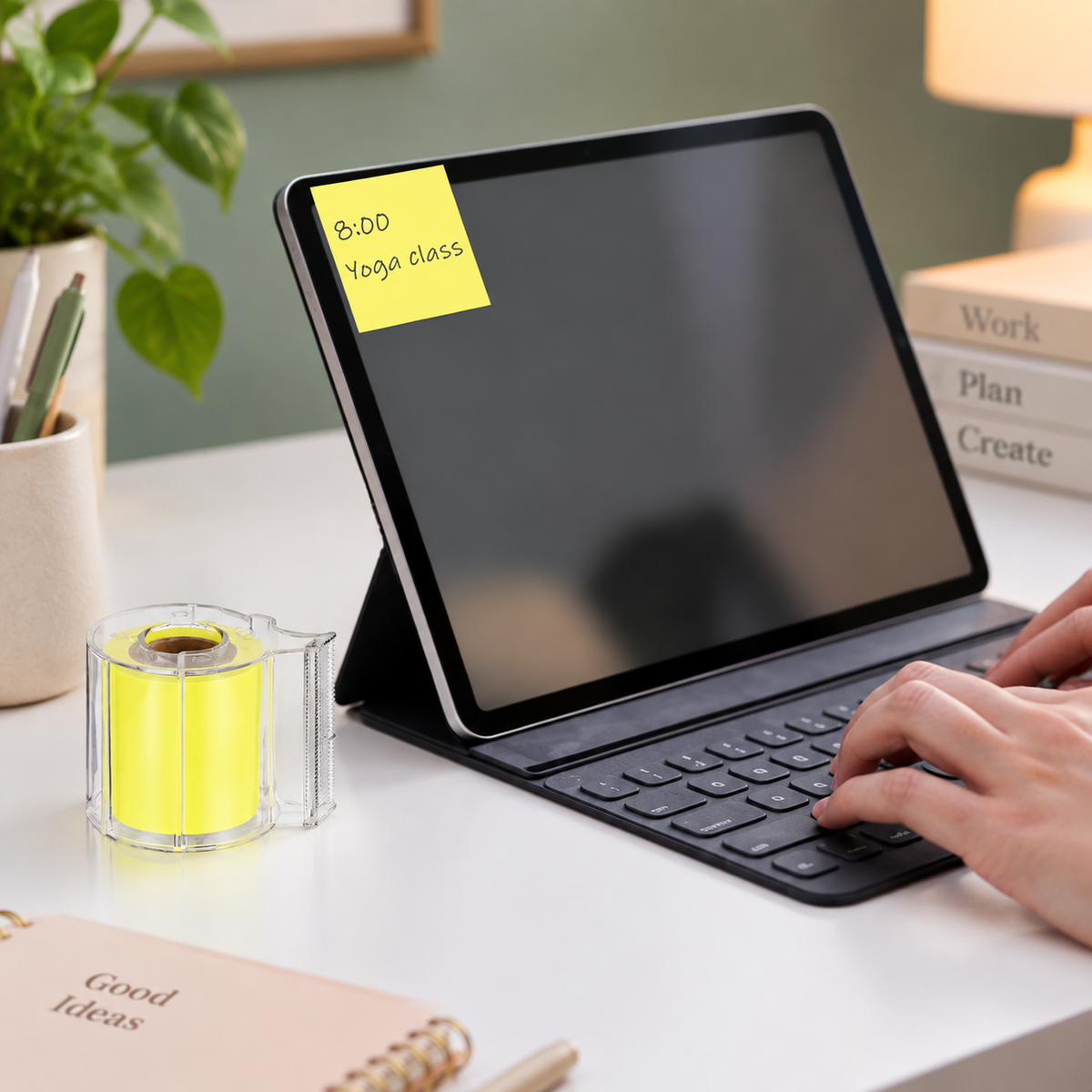 Quick Sticky Note Roll Dispenser