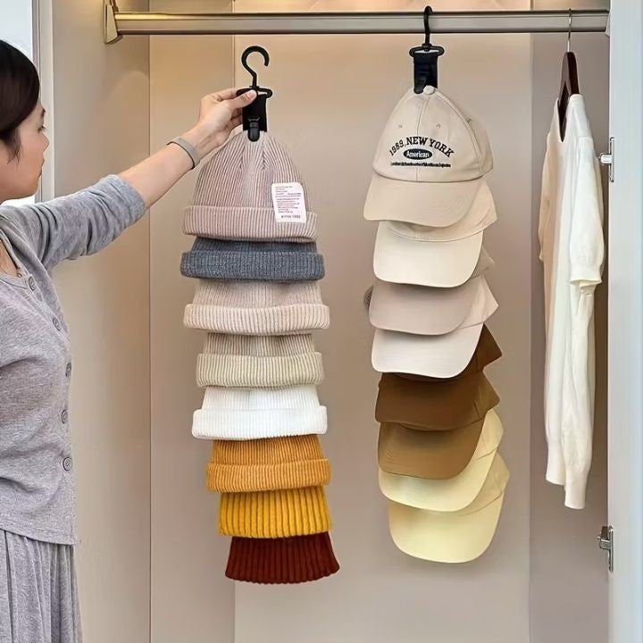 Vertical Space Saving Cap Organizer