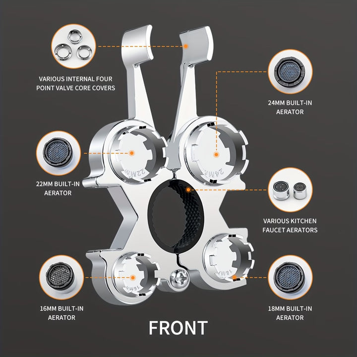 12-In-1 Multifunctional Faucet Wrench