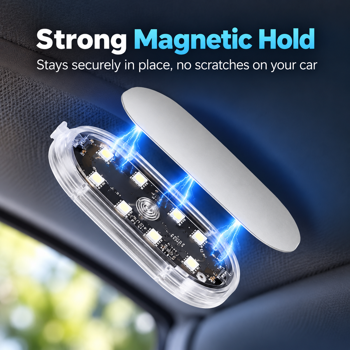 Rechargeable RGB Car Interior Light