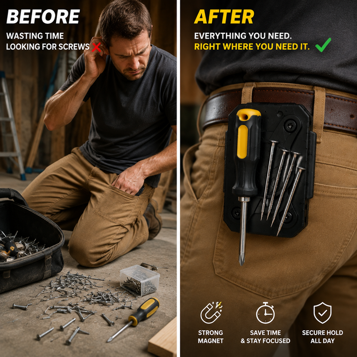 EasyHold Magnetic Tool Holder Clip
