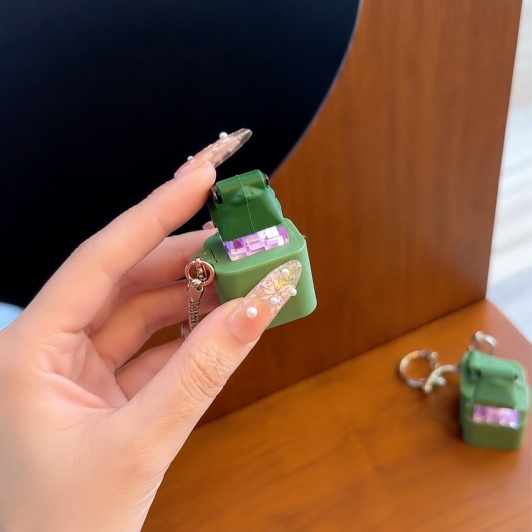 Happy Frog Squeeze Keychain