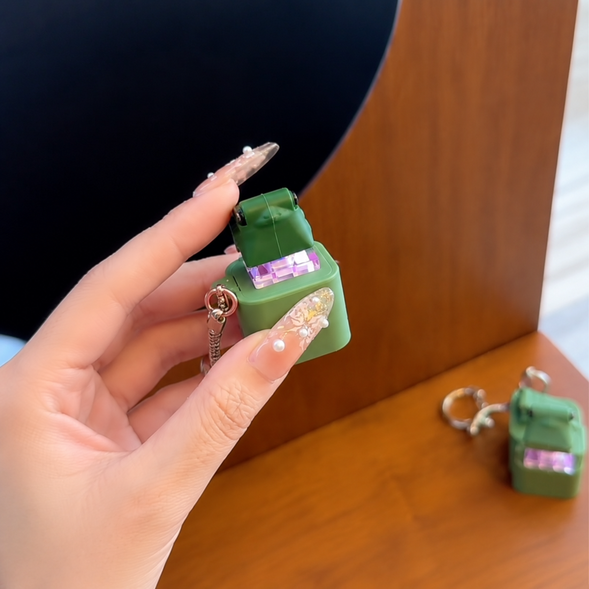 Happy Frog Squeeze Keychain