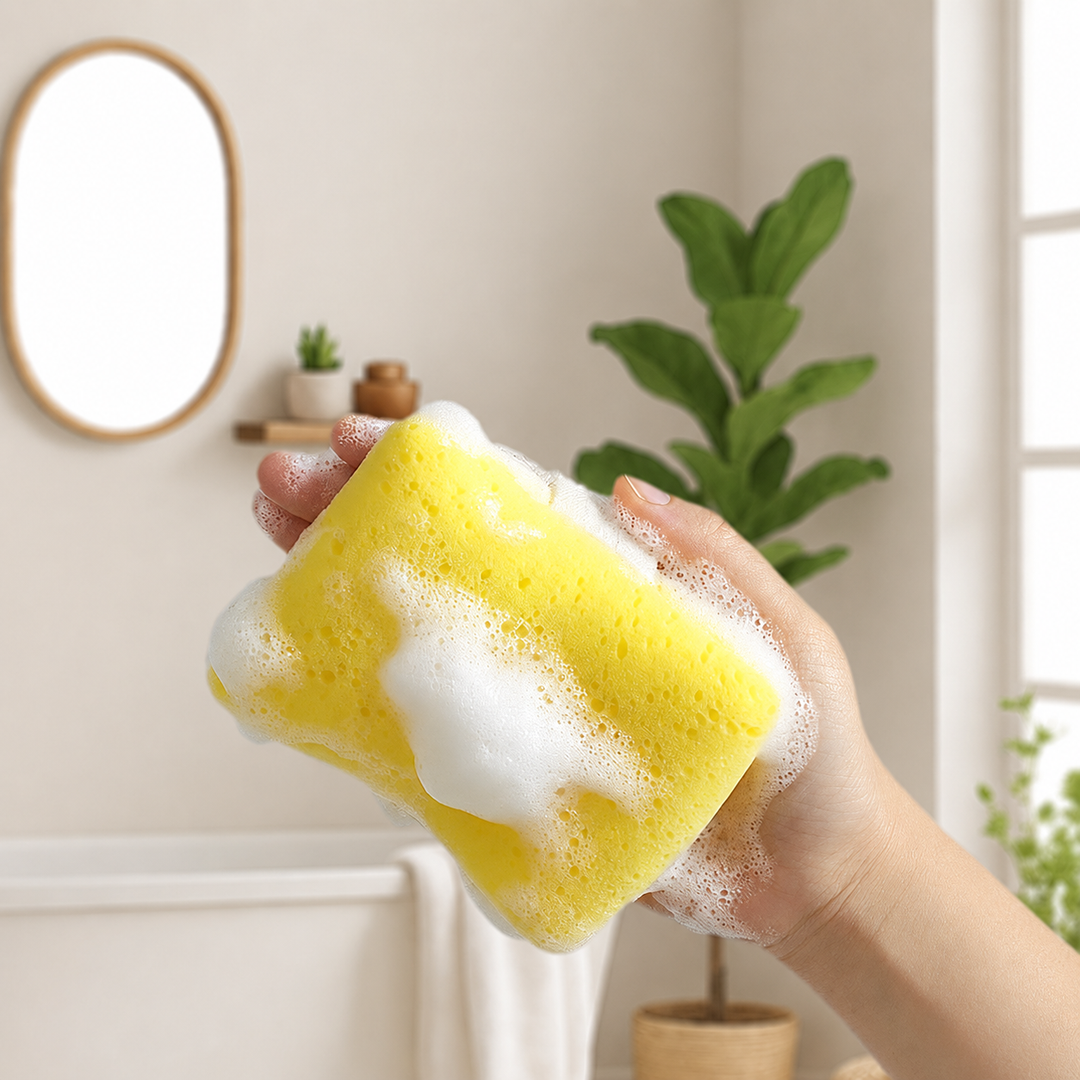 Cheese Bubble Bath Sponge