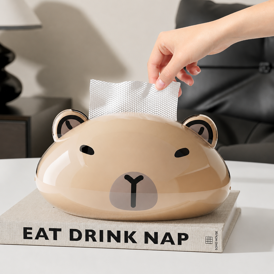 Cute Animal Buddy Tissue Box