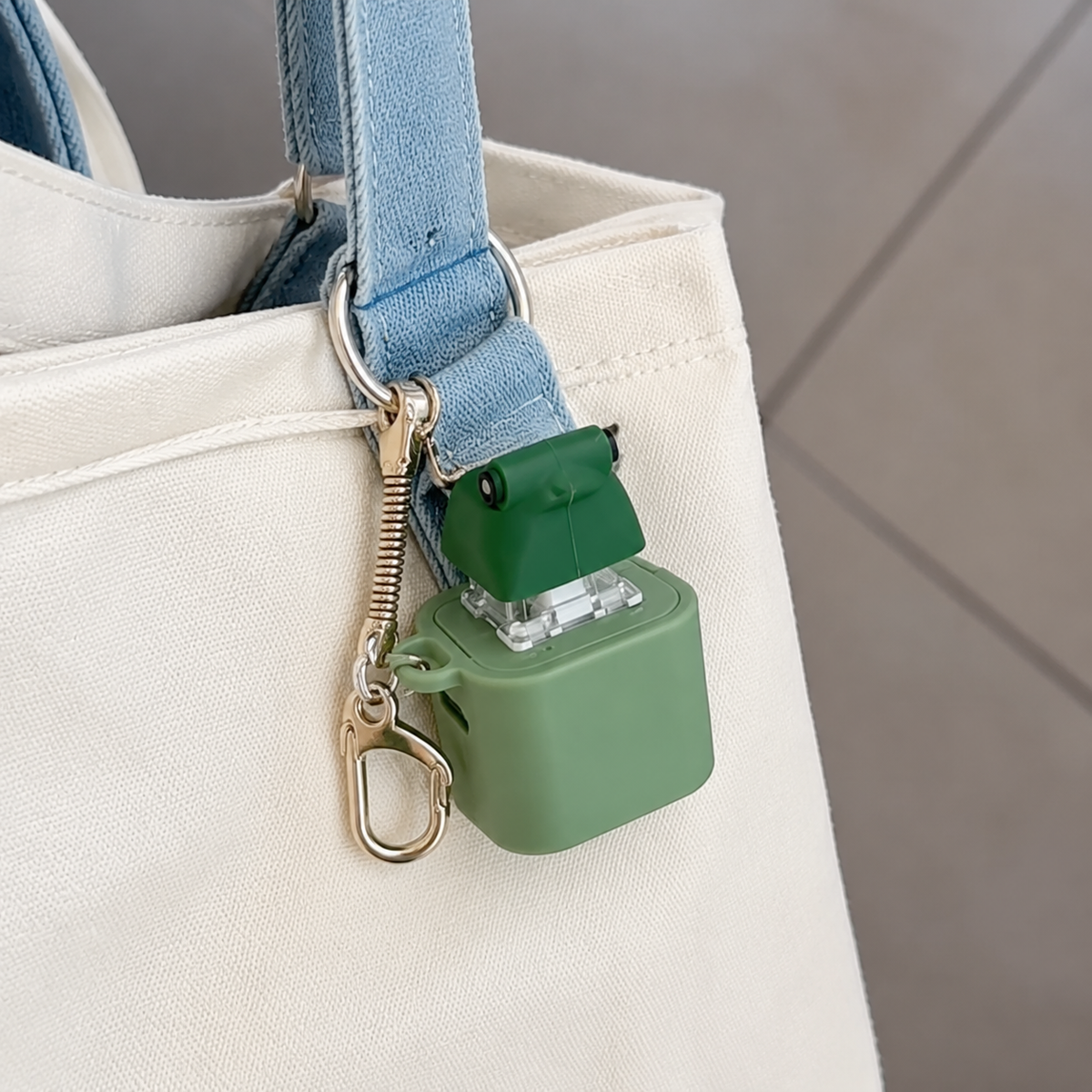 Happy Frog Squeeze Keychain