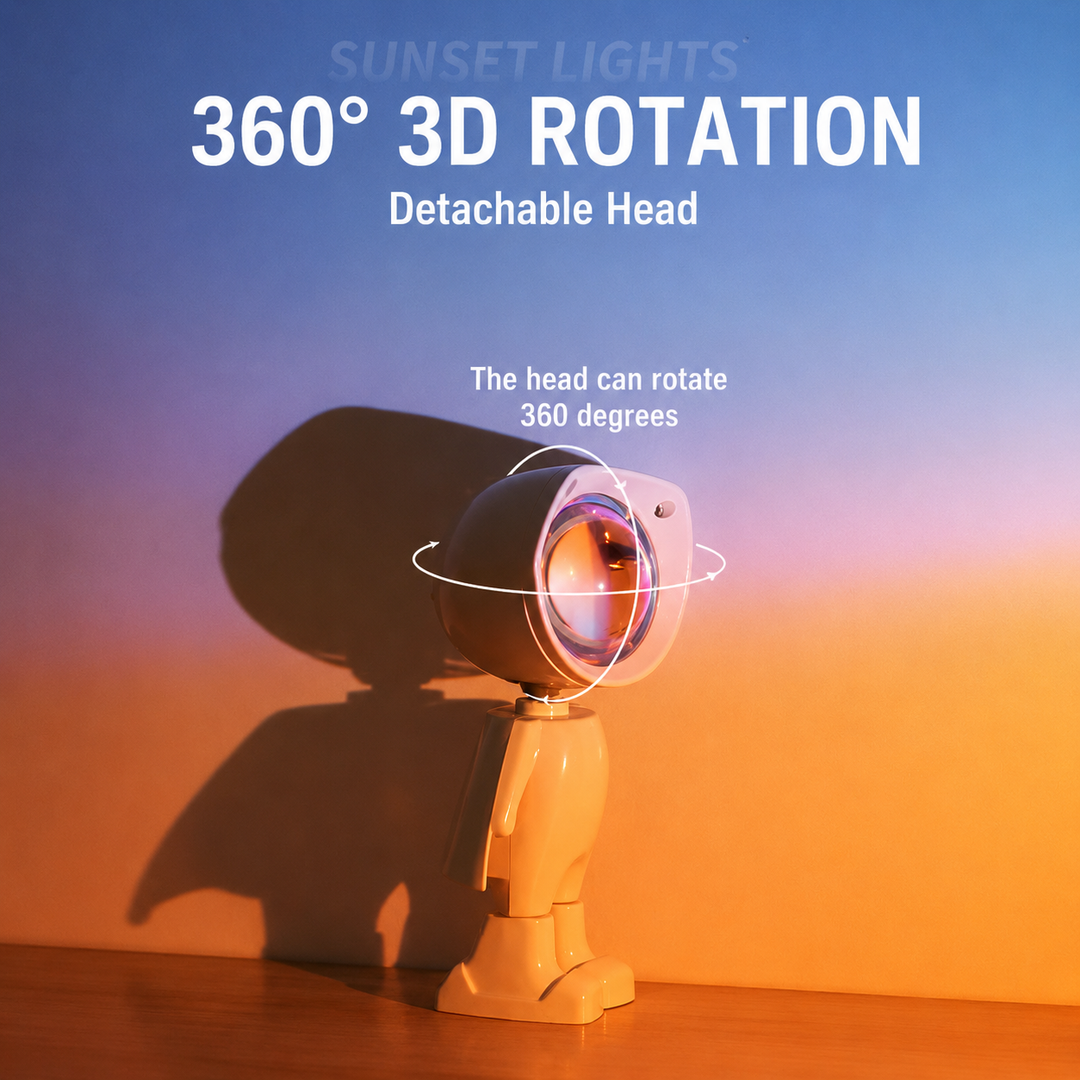 Astronaut Dreamy Sunset Lamp