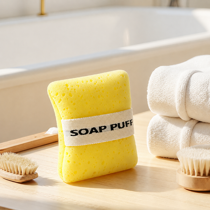 Cheese Bubble Bath Sponge