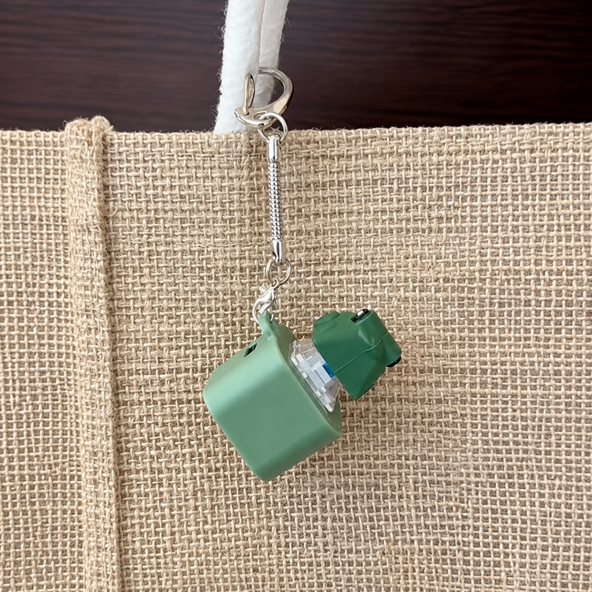 Happy Frog Squeeze Keychain