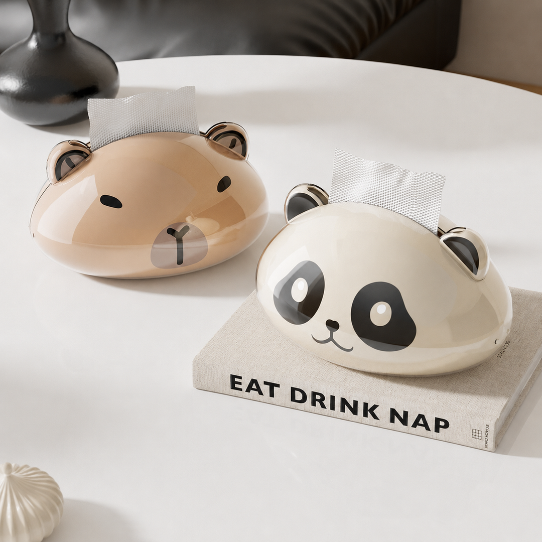 Cute Animal Buddy Tissue Box