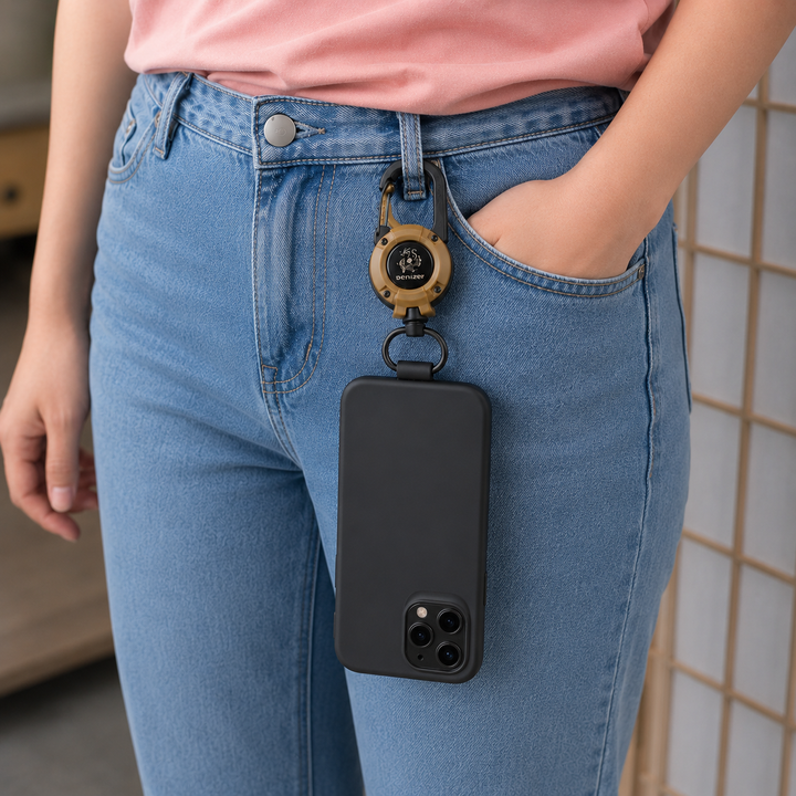 PullBack Locking Utility KeyChain