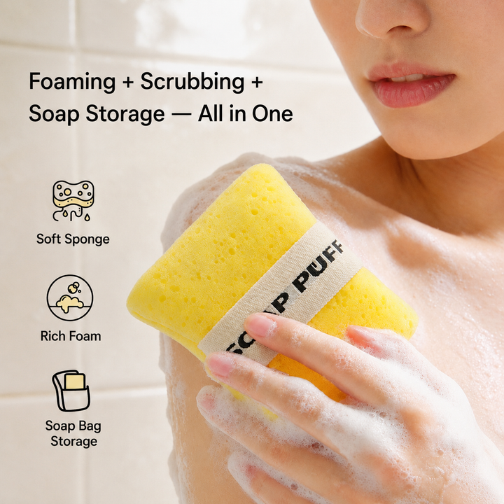 Cheese Bubble Bath Sponge