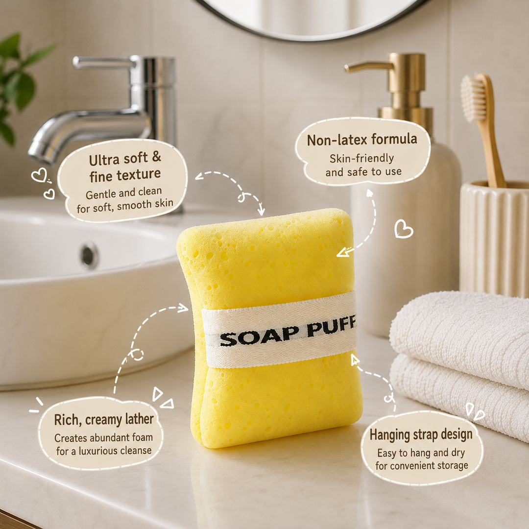 Cheese Bubble Bath Sponge