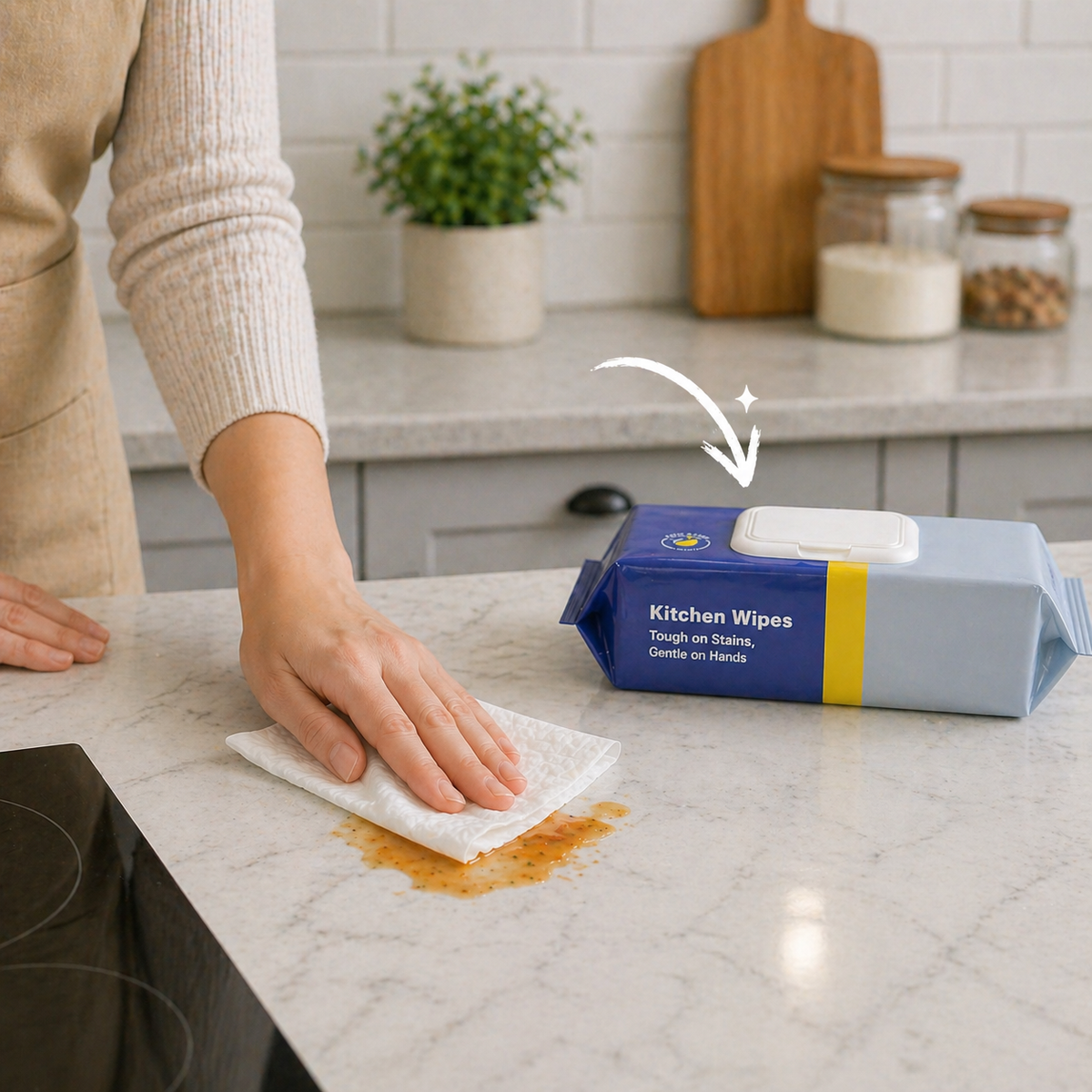FreshWipe Multi-Surface Kitchen Wet Wipes