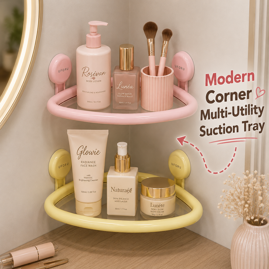 Modern Corner Multi-Utility Suction Tray