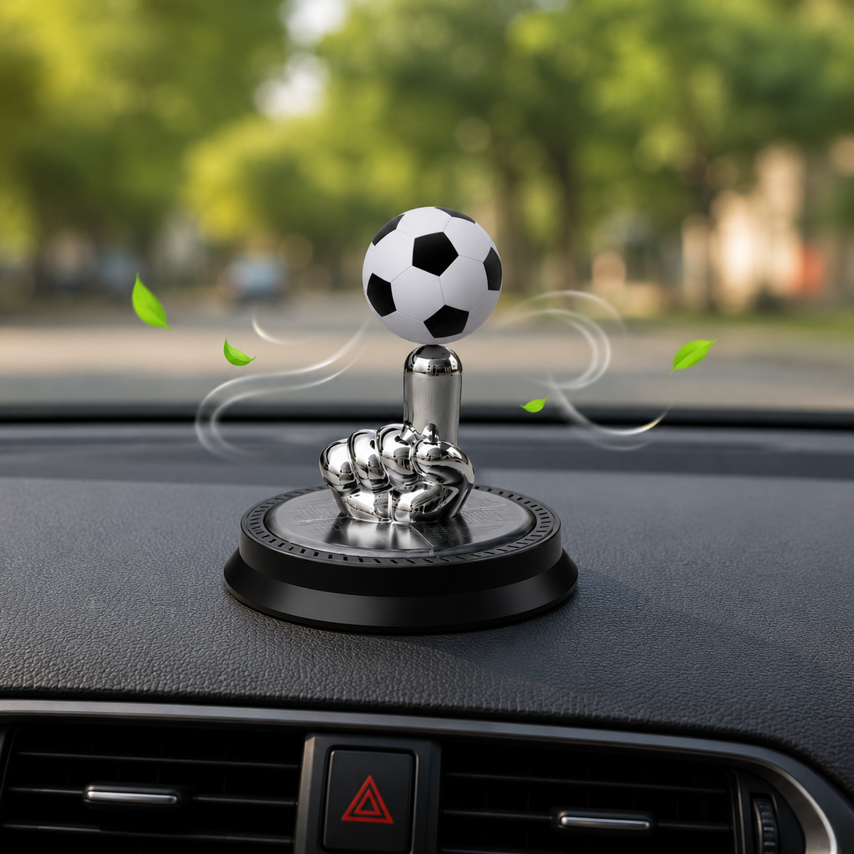 Football Spin Car Dashboard Ornament