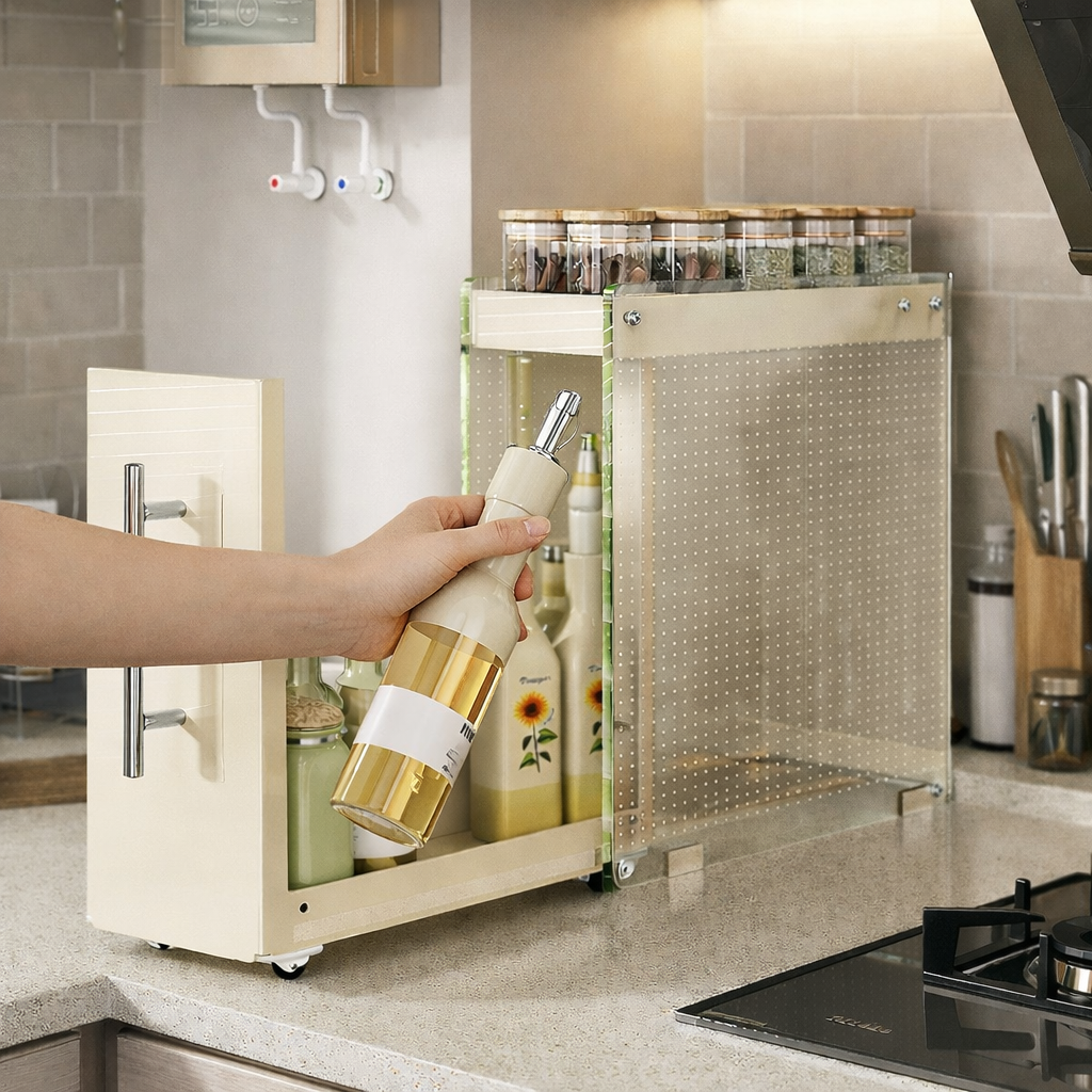 Corner Fit Kitchen Storage Cabinet