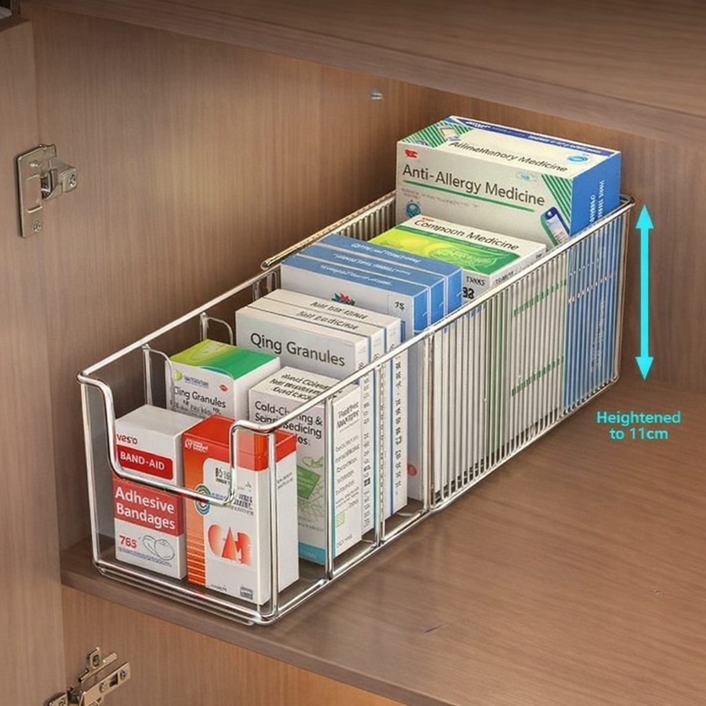 QuickFind Expandable Medicine Organizer