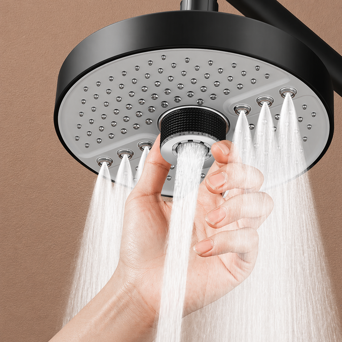 AquaBoost 5 Mode Shower Head