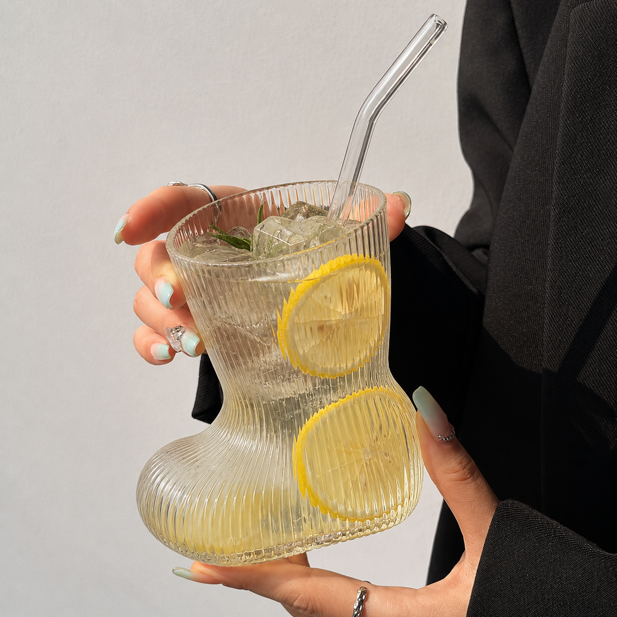 Elegant Shoe Style Drinking Glasses