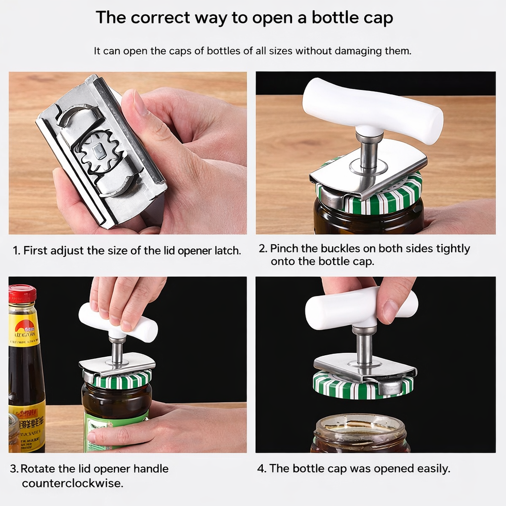 Easy Grip Jar Lid Opener Tool