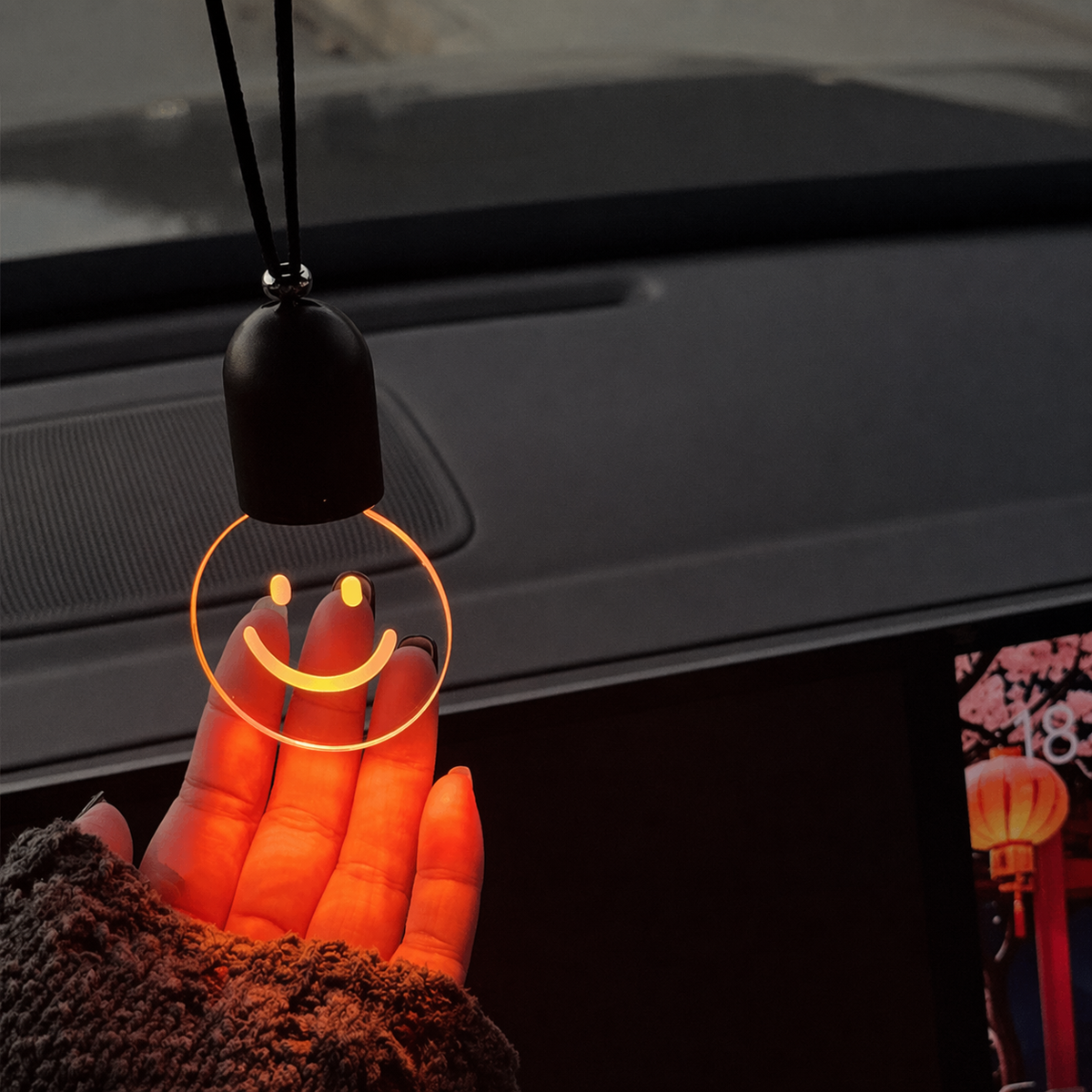 GlowBuddy Smiley Car Light