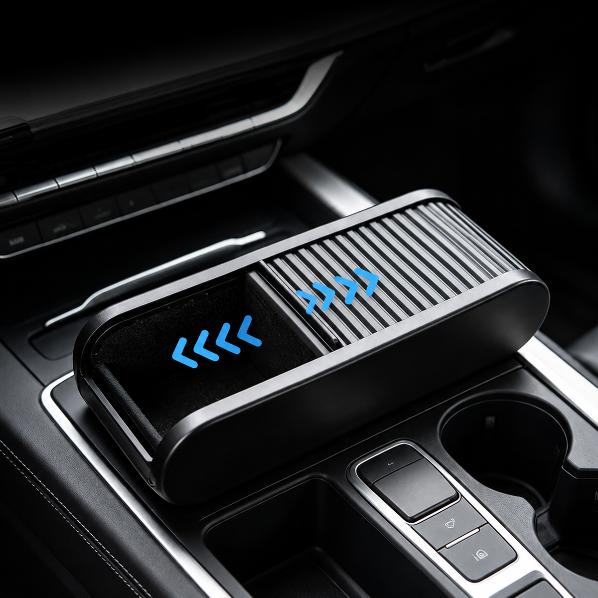 Sliding Car Dashboard Storage Box