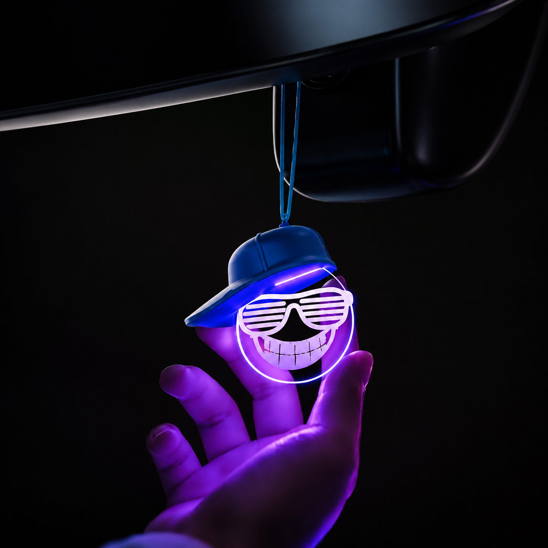 Cute Smiley LED Car Decor